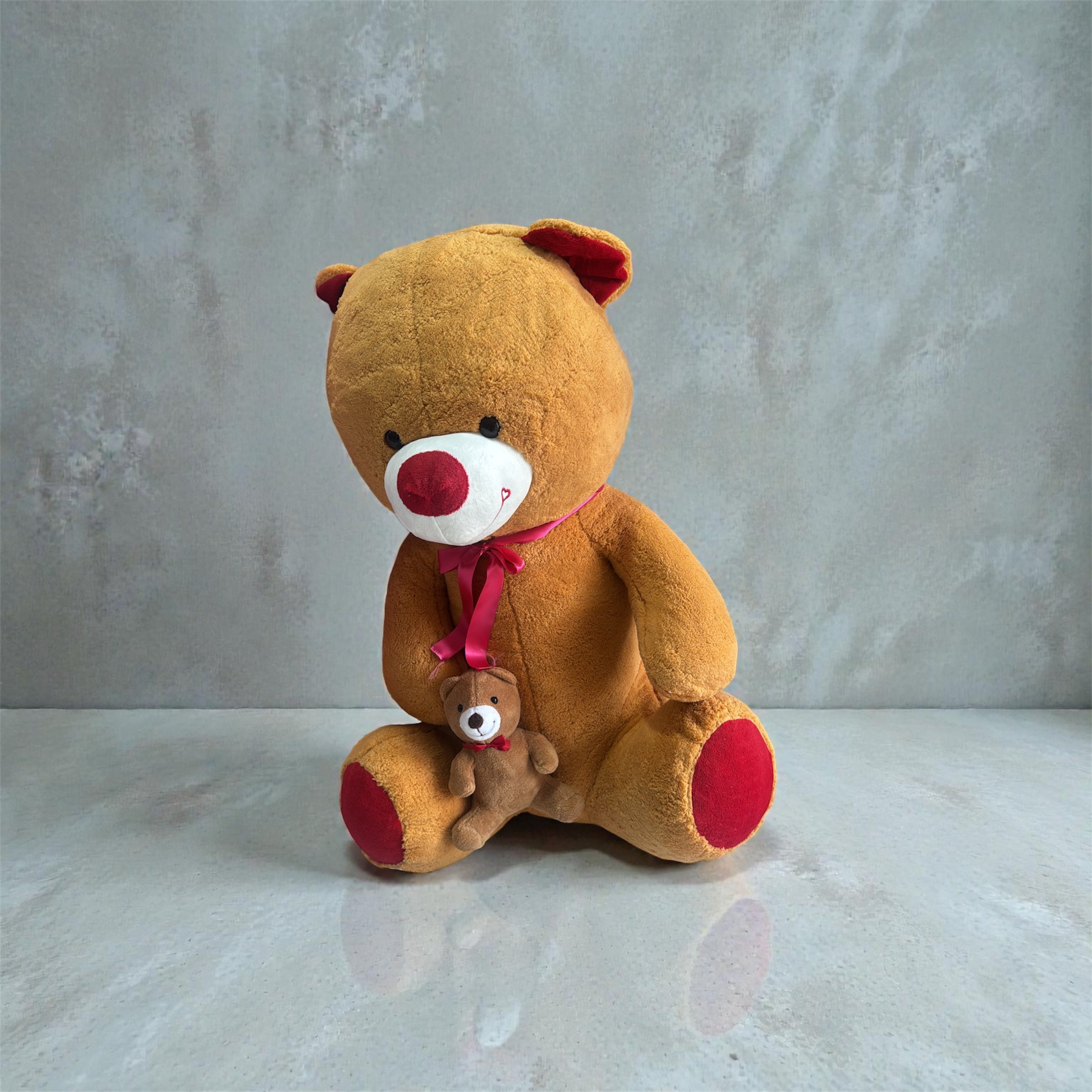 YAVRU AYICIKLI BÜYÜK PELUŞ AYI